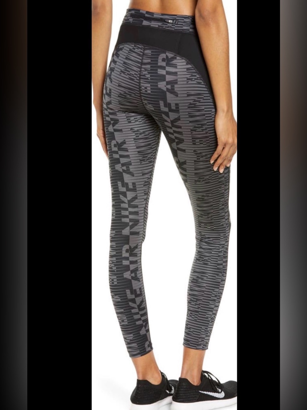 Nike Air Epic Fast High-Waist 7/8 Running Legging Tights in Black SZ XXS *NWT*